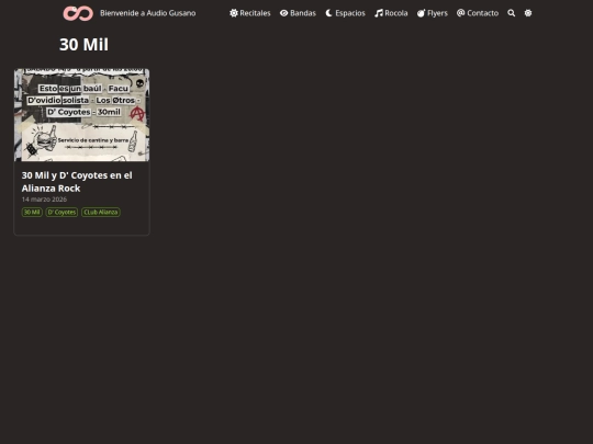 bandas/30-mil/page/1 screenshot