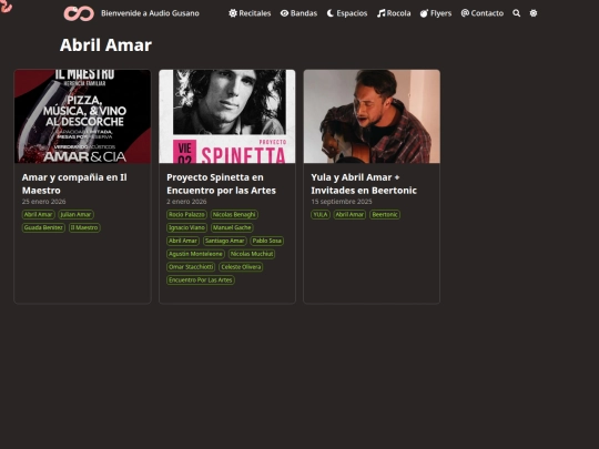 bandas/abril-amar screenshot