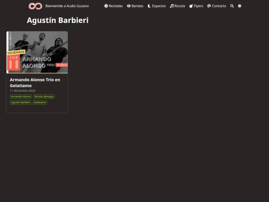 bandas/agustin-barbieri/page/1 screenshot