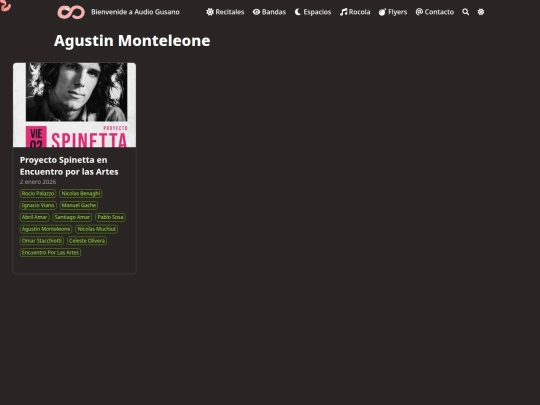 bandas/agustin-monteleone screenshot