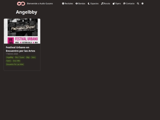 bandas/angelbby/page/1 screenshot