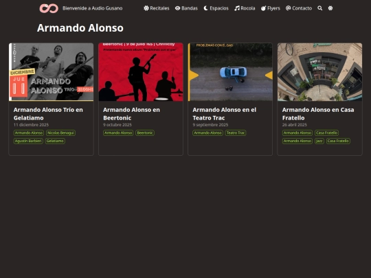 bandas/armando-alonso/page/1 screenshot
