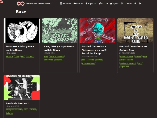 bandas/base screenshot
