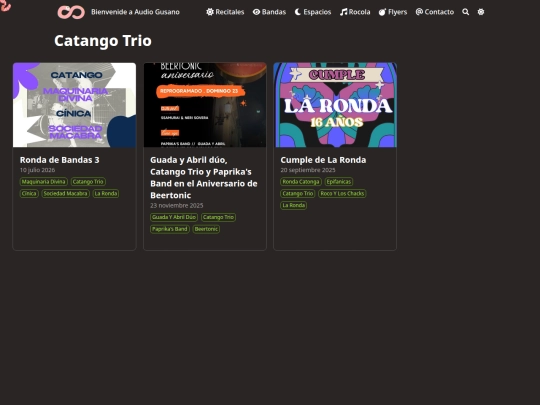 bandas/catango-trio screenshot