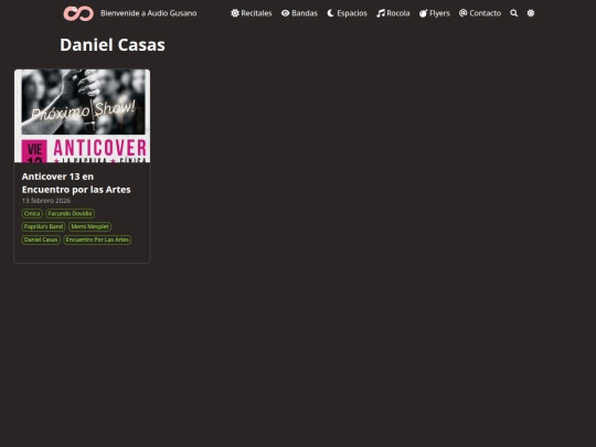 bandas/daniel-casas/page/1 screenshot