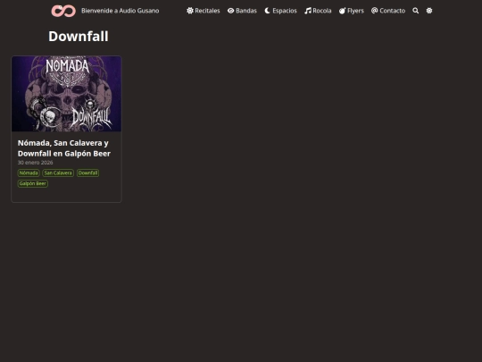 bandas/downfall/page/1 screenshot