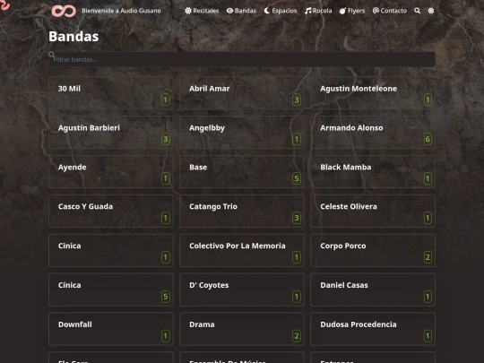 bandas screenshot