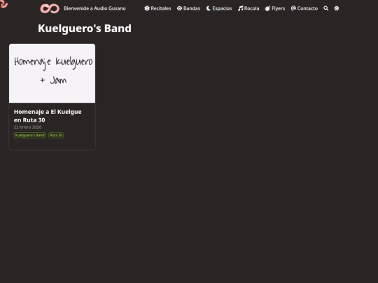 bandas/kuelgueros-band screenshot