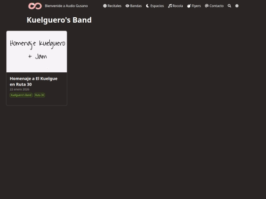 bandas/kuelgueros-band/page/1 screenshot