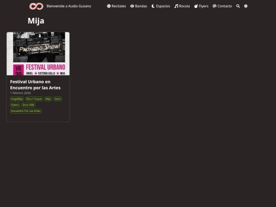 bandas/mija/page/1 screenshot