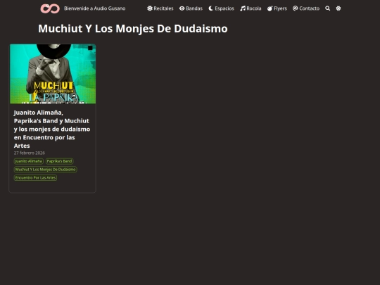 bandas/muchiut-y-los-monjes-de-dudaismo/page/1 screenshot