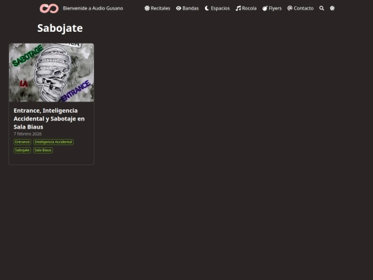 bandas/sabojate/page/1 screenshot