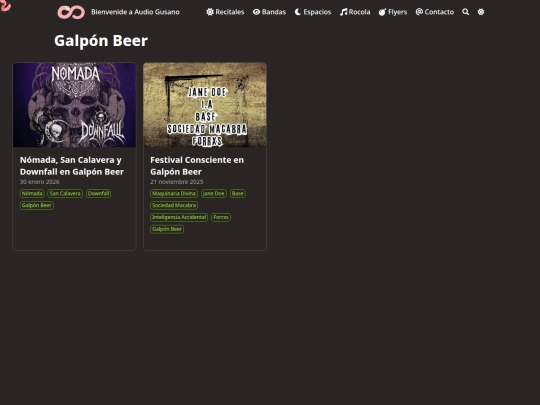 espacios/galpon-beer screenshot
