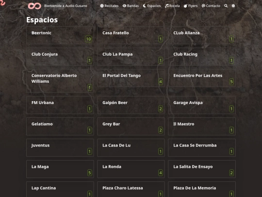 espacios screenshot