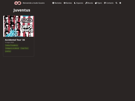 espacios/juventus/page/1 screenshot