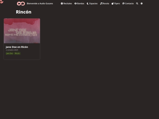 espacios/rincon screenshot