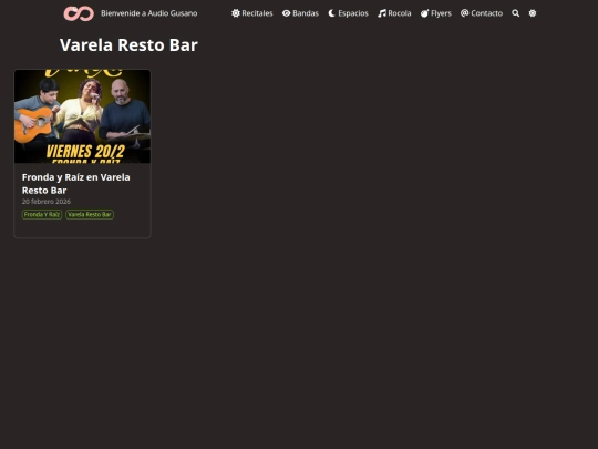 espacios/varela-resto-bar/page/1 screenshot