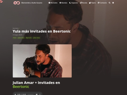 recitales/beertonic/yula screenshot