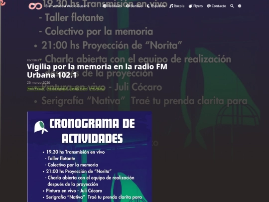 recitales/fm-urbana/memoria screenshot