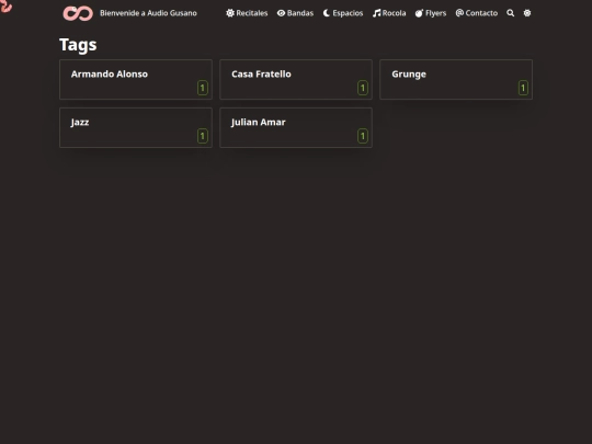 tags screenshot