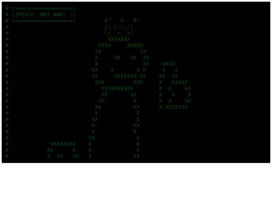 ascii-art screenshot