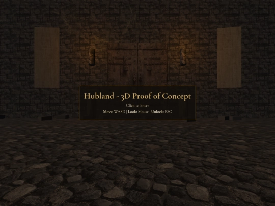 hubland-3d-poc screenshot