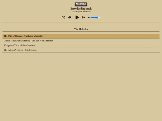music-player screenshot