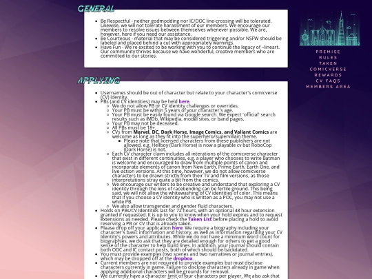 rules screenshot