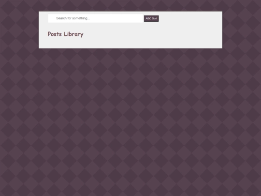 blog/archive screenshot