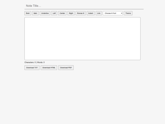 projects/online-notepad-v2.0 screenshot