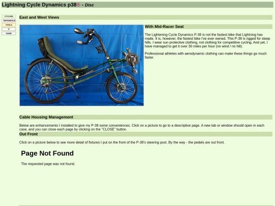 cycling/p38 screenshot