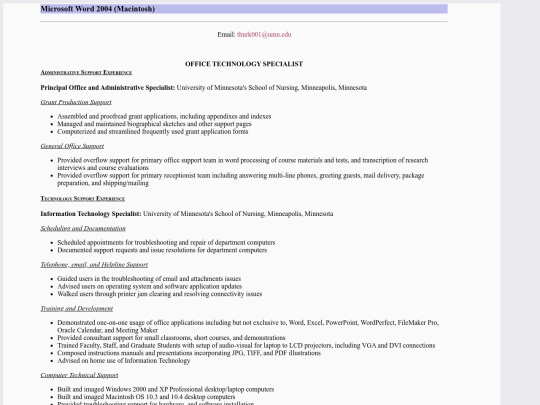 resumes/support_page screenshot