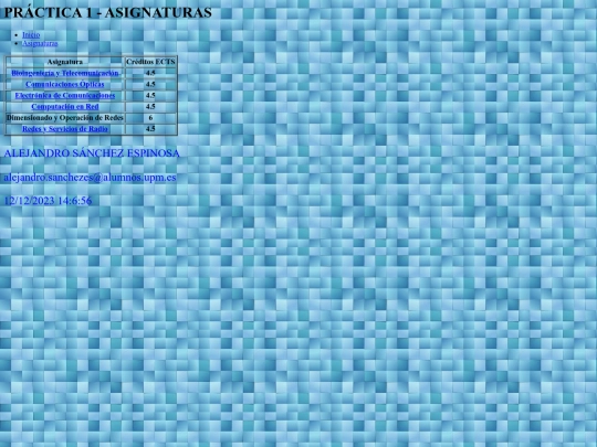asignaturas screenshot