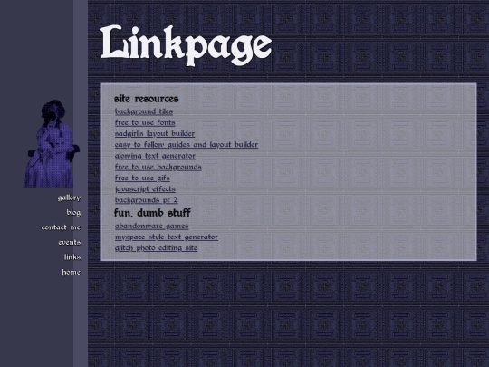 linkpage screenshot