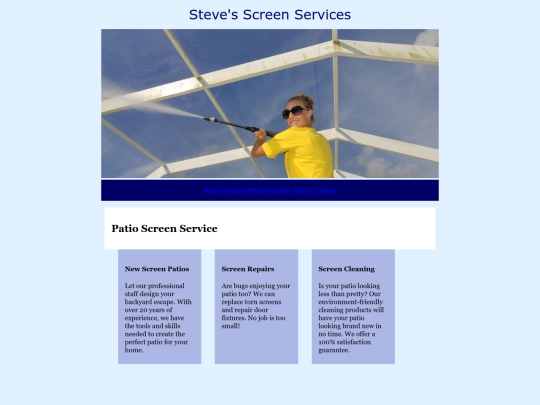 service screenshot
