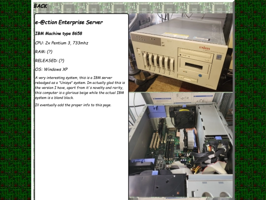 pages/90smachines/ibm/unisys screenshot