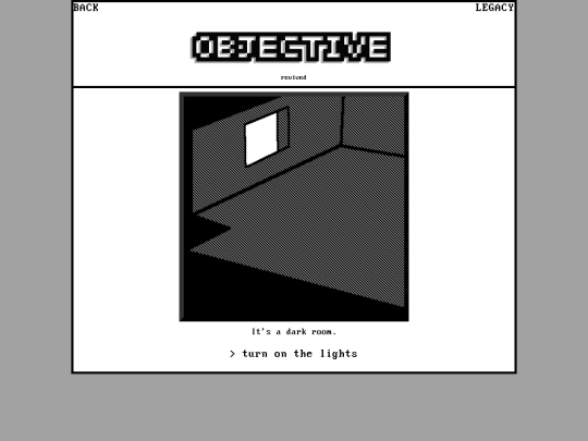pages/objective screenshot