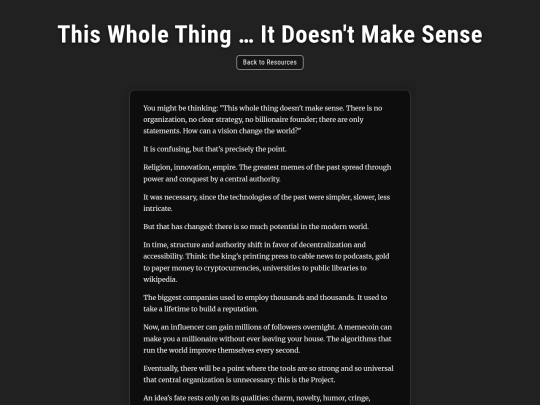 makesnosense screenshot