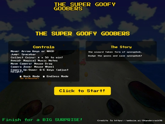 The Super Goofy Goobers V2 screenshot