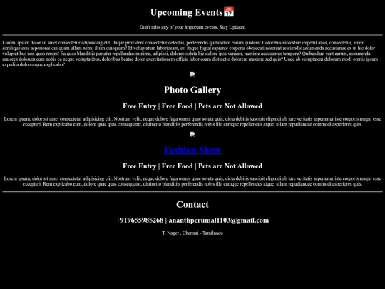 Event/project 1 EMC screenshot