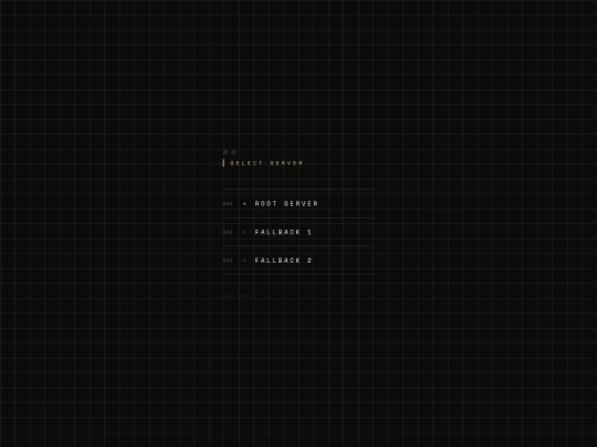 server_select screenshot