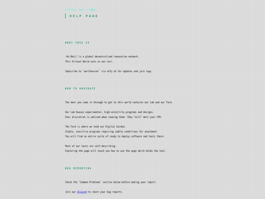 world/help screenshot