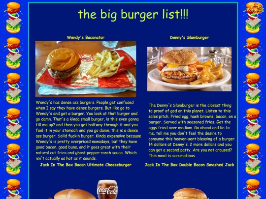 pages/burger rating/burgerrating screenshot
