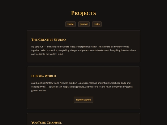 projects screenshot