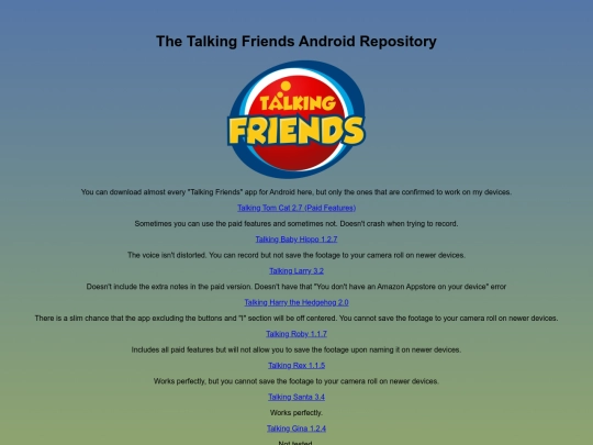 talkingandroid screenshot