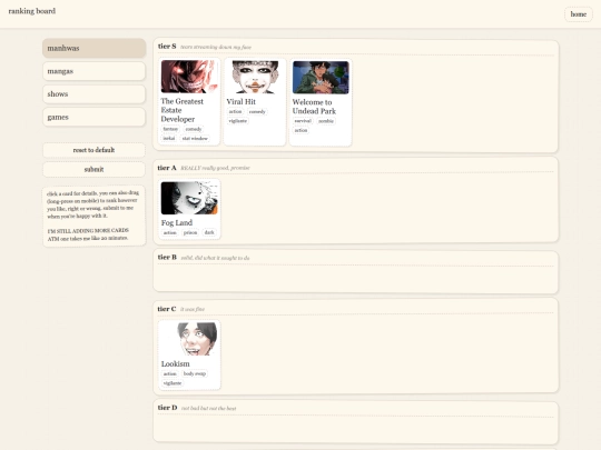 tierlist screenshot