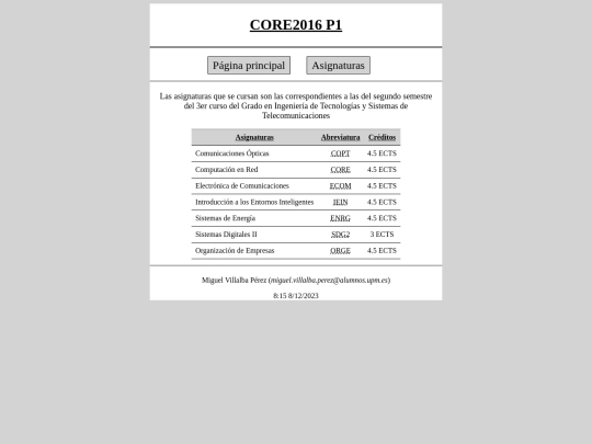 Practica1/asignaturas screenshot