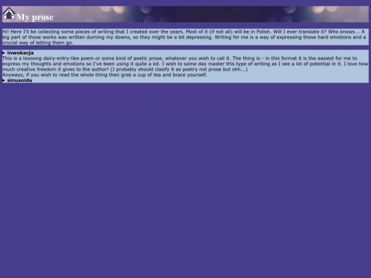 prose screenshot