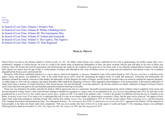insearchoflosttime screenshot
