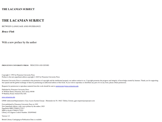 lacaniansubject screenshot